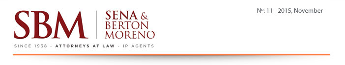 Sena & Berton Moreno - Desde 1938 - Abogados - Agentes de la Propiedad Industrial | Newsletters Nº:08 Agosto, 2015