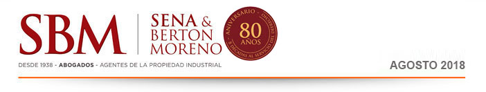 Sena & Berton Moreno - Desde 1938 - Abogados - Agentes de la Propiedad Industrial | Newsletters Marzo, 2018