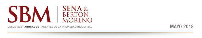 Sena & Berton Moreno - Desde 1938 - Abogados - Agentes de la Propiedad Industrial | Newsletters Marzo, 2018